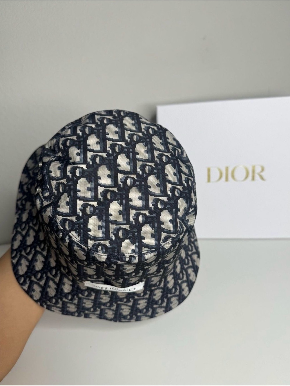 Authentic Dior Reversible Teddy-D Small Brim Bucket Hat - Picture 3 of 4